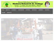 Tablet Screenshot of modernschoolvashi.org